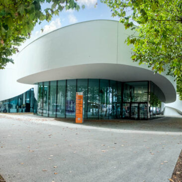 Architecture - Vue de face du Puzzle - Bibliothèque de Thionville