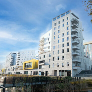 Quartier du Tripode à Nantes après retouche