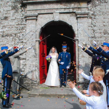 Mariage en grand uniforme