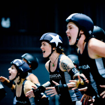 Sport Portrait Haka Roller Derby Aotearoa WFTDA