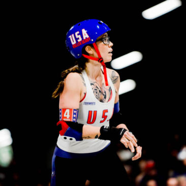 Sport Portrait Joueuse Roller Derby WFTDA