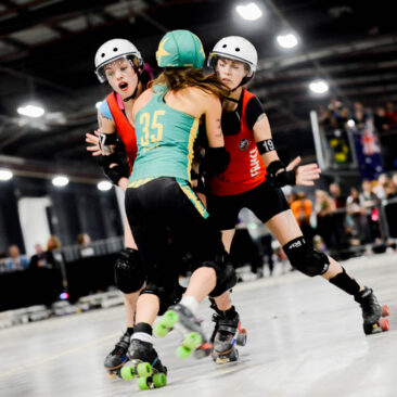 Sport Portrait Joueuse Roller Derby WFTDA