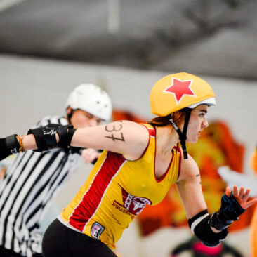 Sport Portrait Joueuse Roller Derby WFTDA