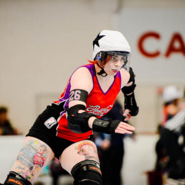 Sport Portrait Joueuse Roller Derby WFTDA